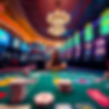 Gaming floor bustling with excitement at the Golden Nugget