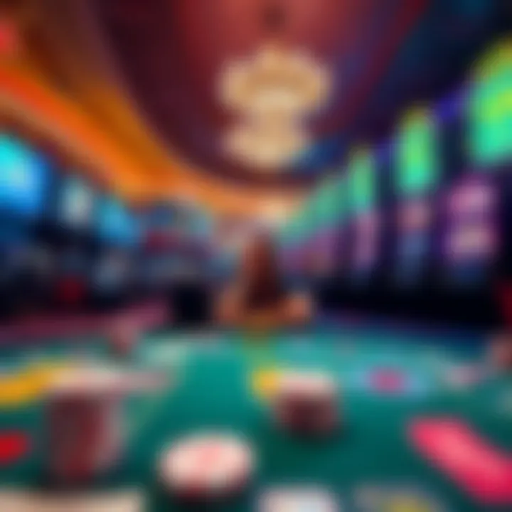 Gaming floor bustling with excitement at the Golden Nugget