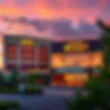 Exterior view of Golden Nugget Virginia at sunset