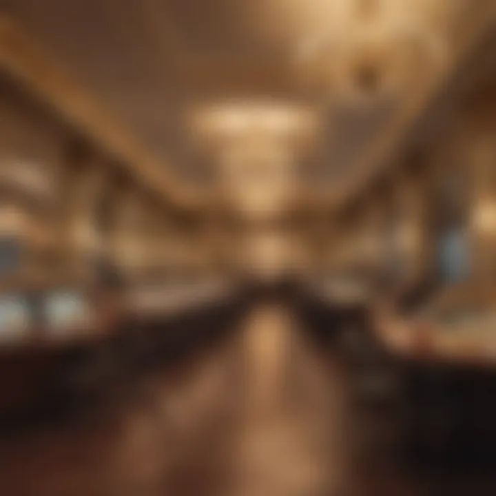 Elegant interior of the Grand Victoria Casino Buffet