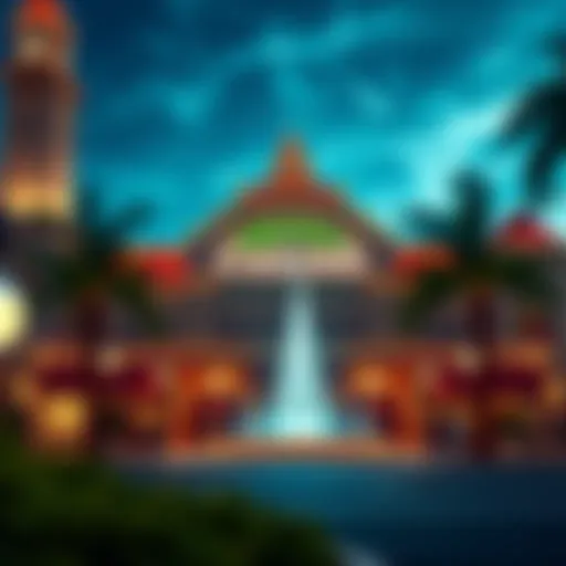 Exterior view of the Irving Casino showcasing its architectural design