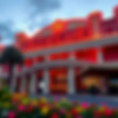 The stunning façade of the Isle of Capri Casino, showcasing its architectural elegance.