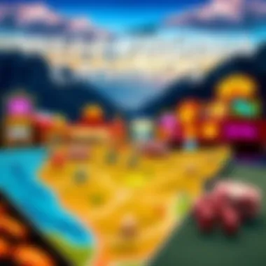 A scenic map highlighting the geographical distribution of casinos in West Virginia