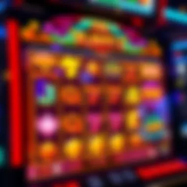 An engaging depiction of a medium volatility slot machine interface showcasing vibrant graphics.