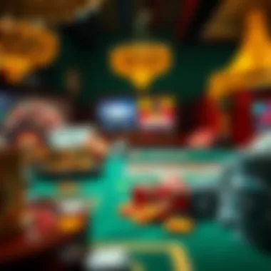 Diverse selection of online casino games