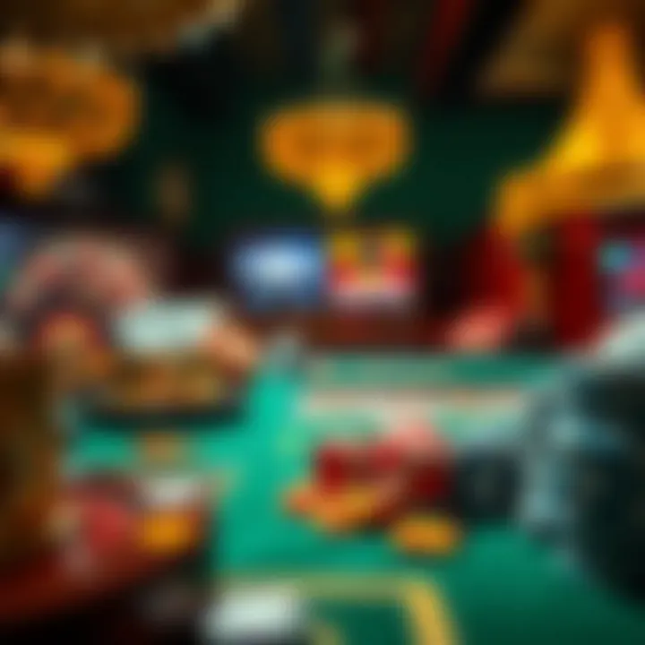 Diverse selection of online casino games