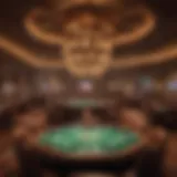 Interior view of the Mandalay Bay Poker Room showcasing elegant design and ambiance