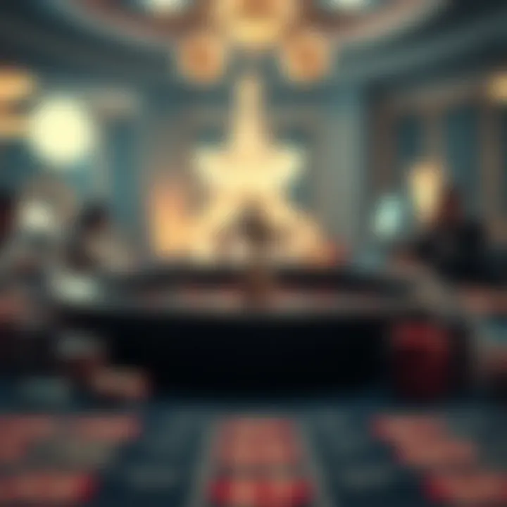 An abstract depiction of psychological factors influencing gambling behavior