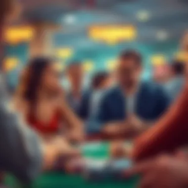 Players Engaging with Promotions Illustration depicting player engagement with promotions