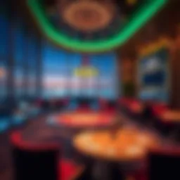 Luxurious interior of the Palms Suite