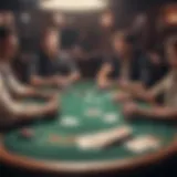 Overview of a high-stakes poker tournament setting