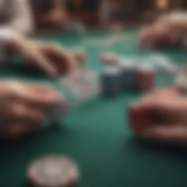 Strategic gameplay during a competitive poker match