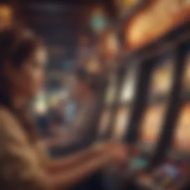 Gamers experiencing a solstice-themed slot machine