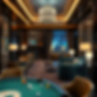 Elegant lounge area in Winstar accommodation