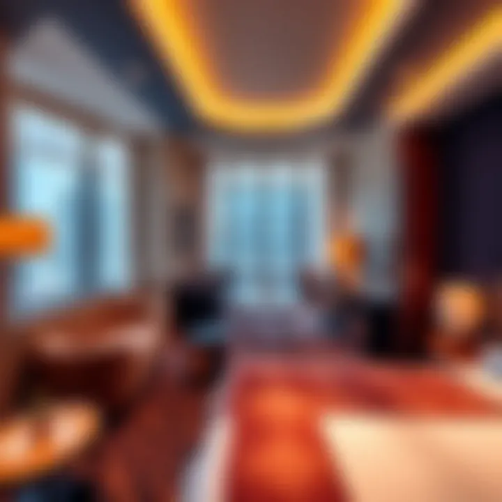 Modern amenities in Winstar hotel room