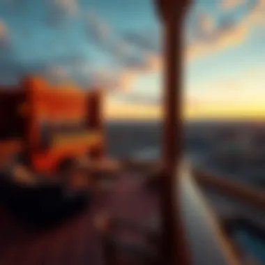 Panoramic view from Winstar room balcony