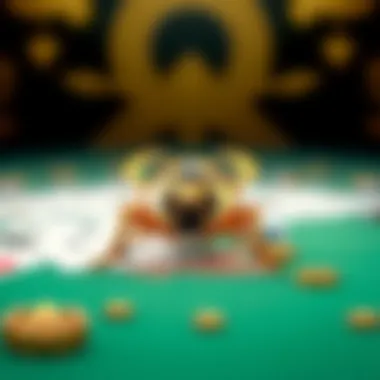 Symbol of Prosperity A golden scarab beetle symbolizing good fortune