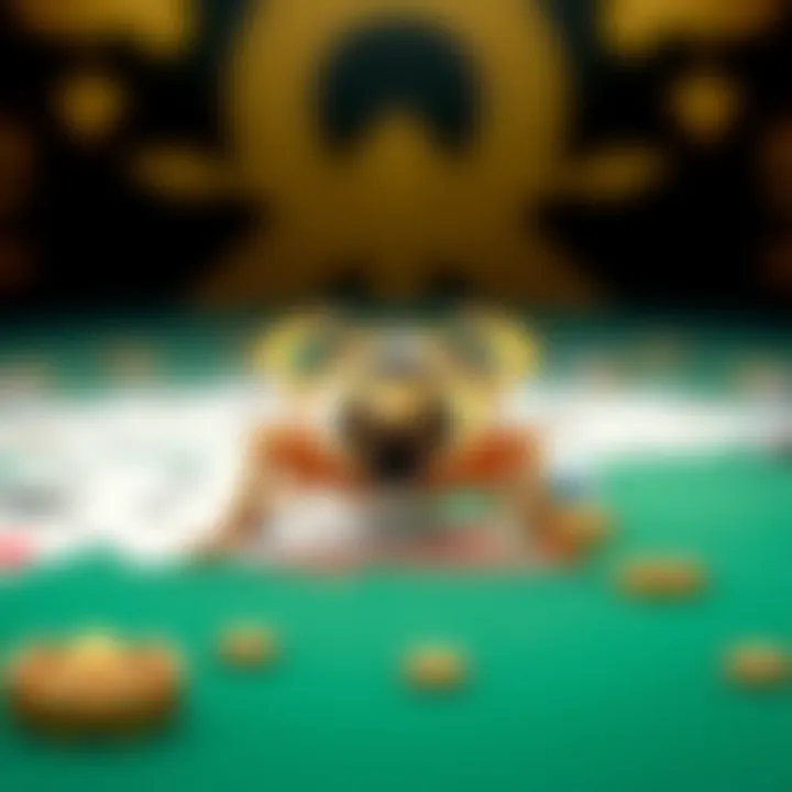 Symbol of Prosperity A golden scarab beetle symbolizing good fortune