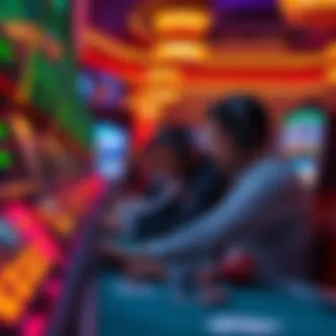 Players engaged in an immersive gaming experience