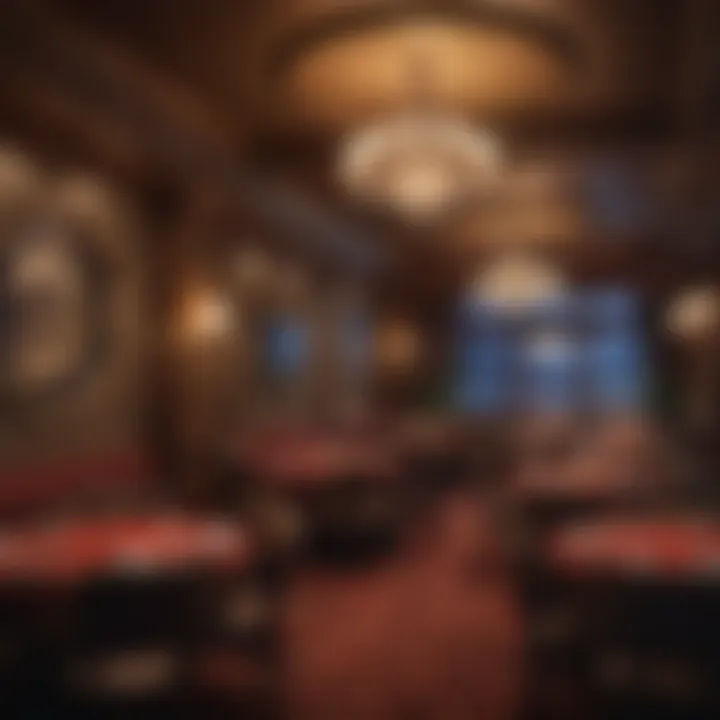 Elegant dining area within the casino offering a variety of cuisines