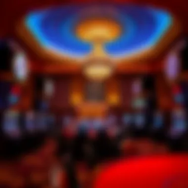 A luxurious interior of the casino, highlighting the elegant design and inviting atmosphere for players.