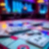 Monopoly game board with real money stakes