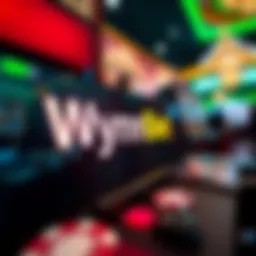 WynnBet promotional code highlighted on a digital screen