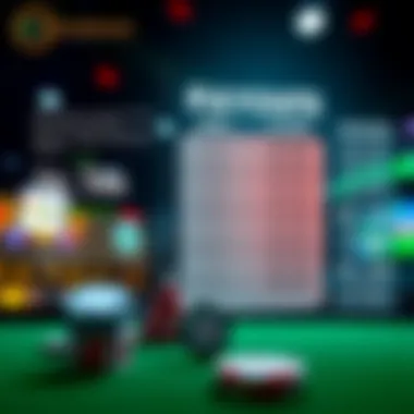 Visual representation of payout structures