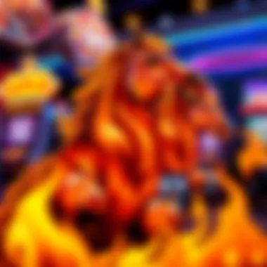 Fire Horse Slot Gameplay An engaging screenshot of a fire horse slot machine in action