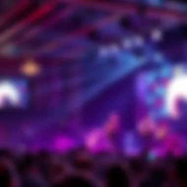 Live concert performance in Foxwoods