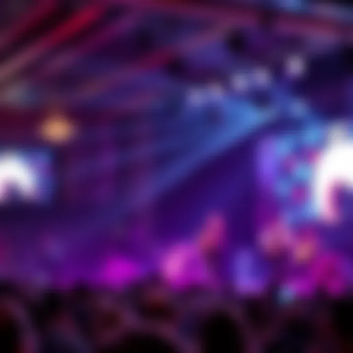 Live concert performance in Foxwoods