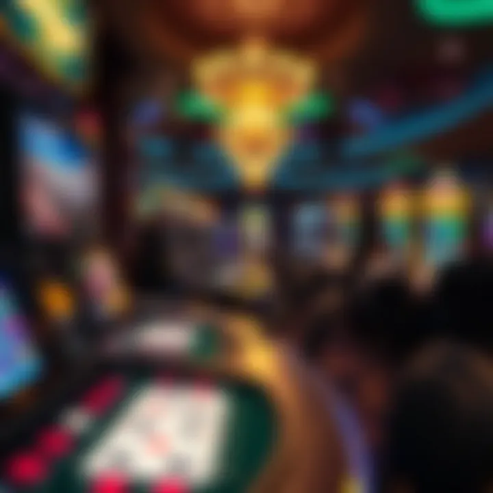 Diverse selection of casino games