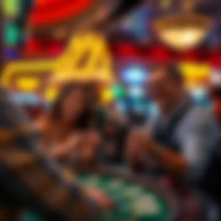 Engaged players enjoying their time at the casino