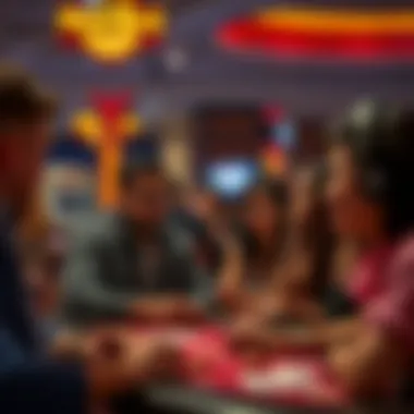 Local community members engaging with the casino's offerings