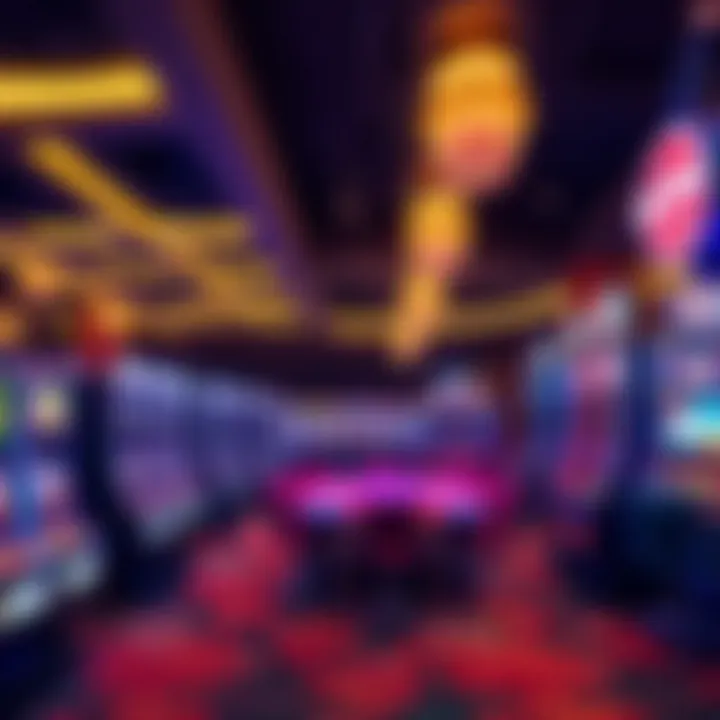 Interior gaming floor highlighting state-of-the-art slot machines and gaming tables