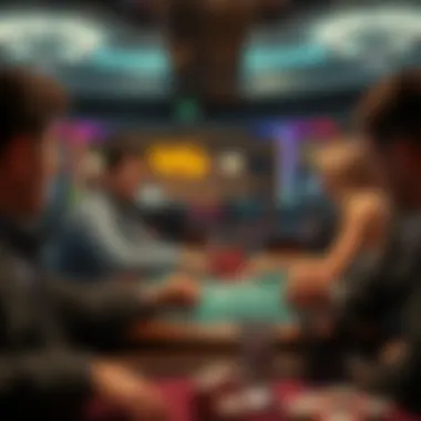 Social interaction dynamics in a high roller private gaming setting.