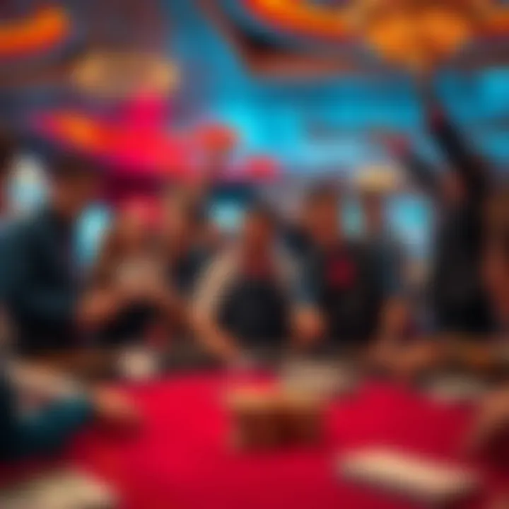 Group of casino staff celebrating a successful event