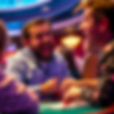 Laughter and Entertainment at Horseshoe Casino Dynamic comedy act in progress