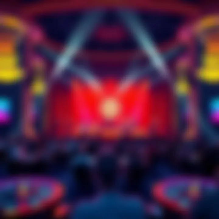 Exciting Live Performance at Horseshoe Casino Vibrant performance stage at Horseshoe Casino