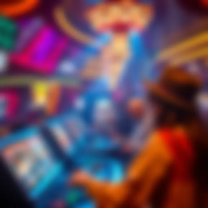 Snapshot of a live entertainment performance happening at the casino.