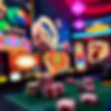A vibrant online casino interface showcasing diverse games
