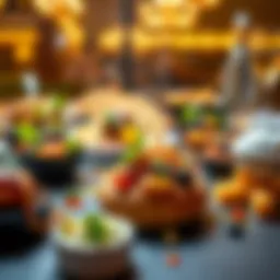 A vibrant spread of gourmet dishes available with the Las Vegas Dining Pass