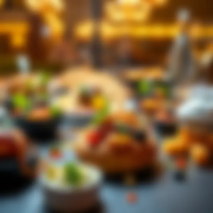 A vibrant spread of gourmet dishes available with the Las Vegas Dining Pass