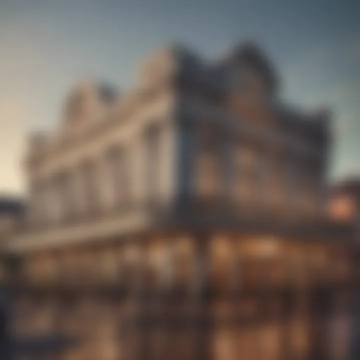 Historic casino building reflecting New Orleans architecture