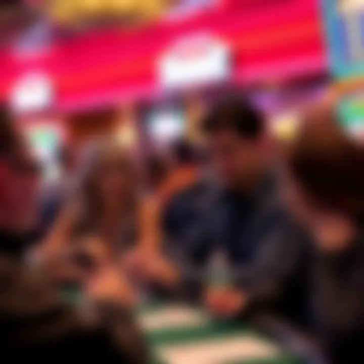 Community gathering at the Main Street Casino