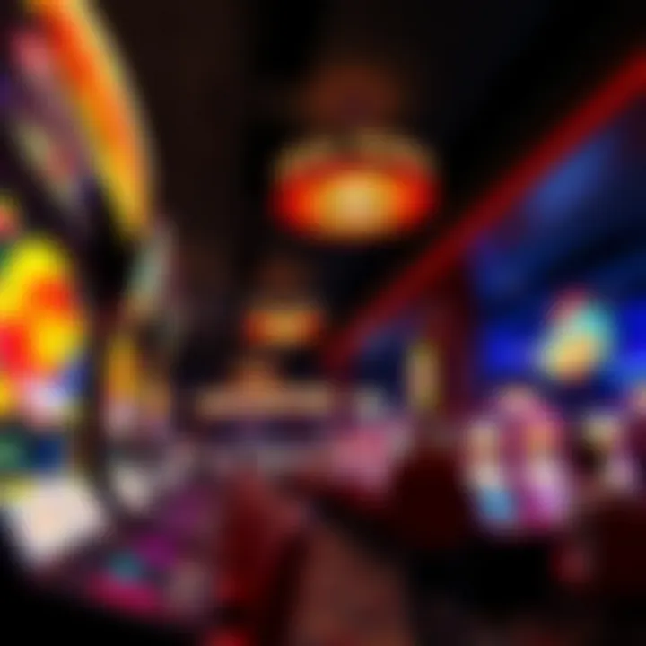 Intense gaming atmosphere featuring diverse options