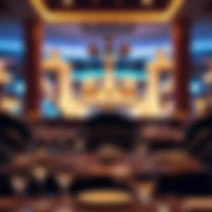 Exquisite dining setting highlighting the top-notch hospitality services.