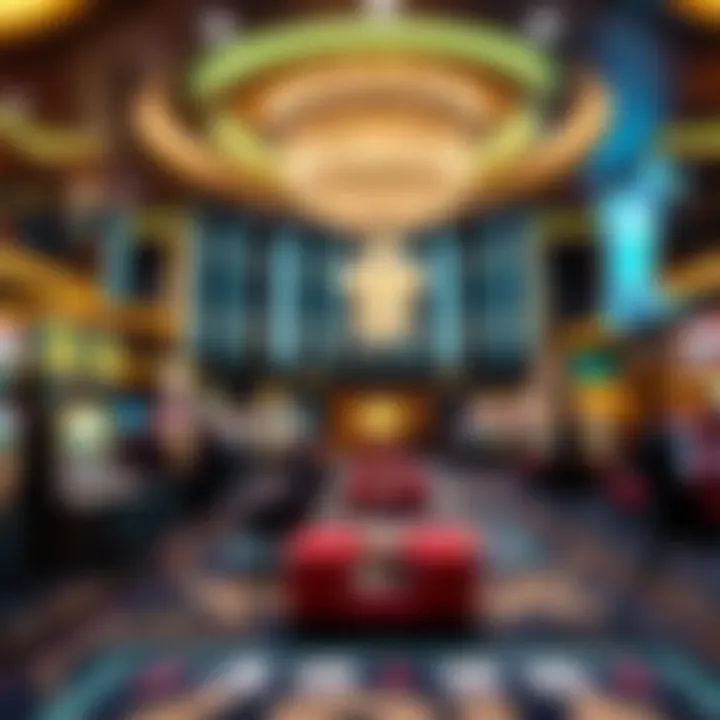 The elegant atmosphere of Mandalay Bay Casino with stylish decor