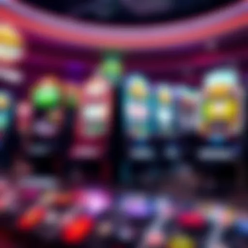 Online Slot Machines Featuring Free Spins Conceptual representation of online slot machines with free spins