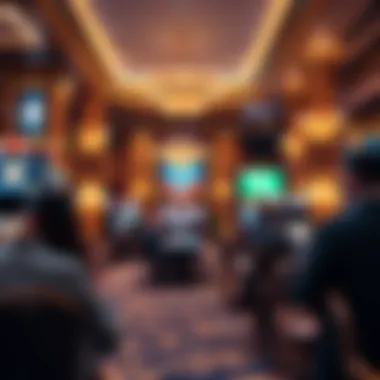 Luxurious interior view highlighting customer engagement spaces